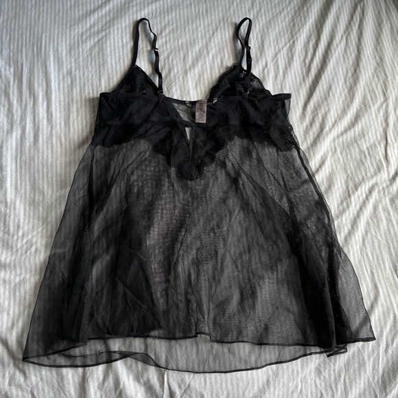 Victoria's Secret babydoll mesh lace slip - Picture 5 of 6
